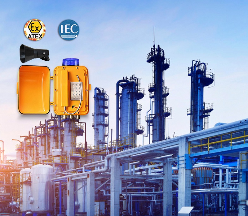 explosion proof telephone application chemical industry